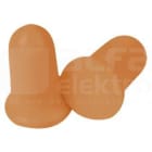 DELTA PLUS - Dispensador tapones poliuretano alta visibilidad SNR 34dB naranja fluorescente