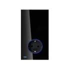 SIMON - Kit base de enchufe SIMON 100 schuko HUB PRO iO negro