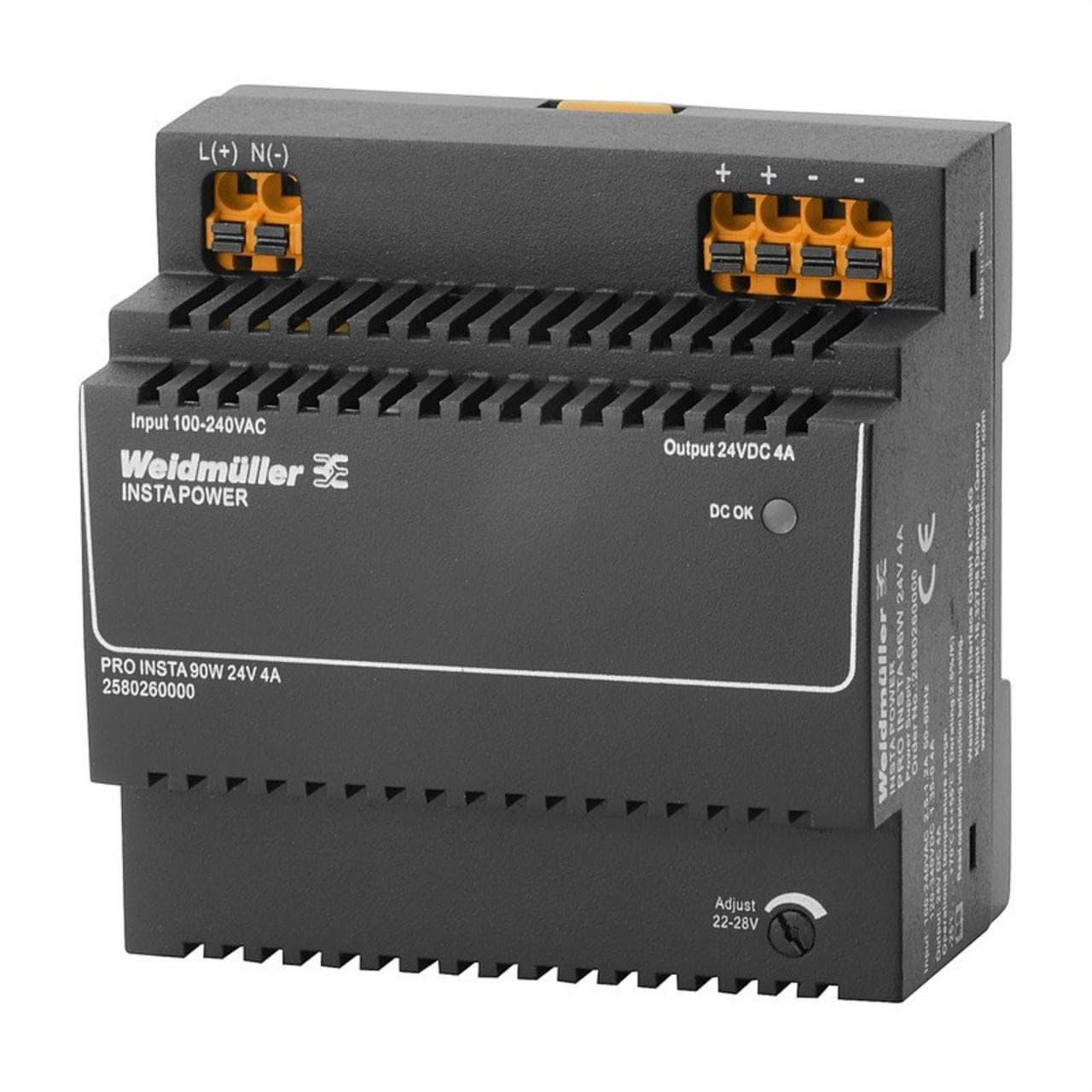 WEIDMULLER - Fuente alimentación Ecoline Power PRO INSTA 96W 24V 4A