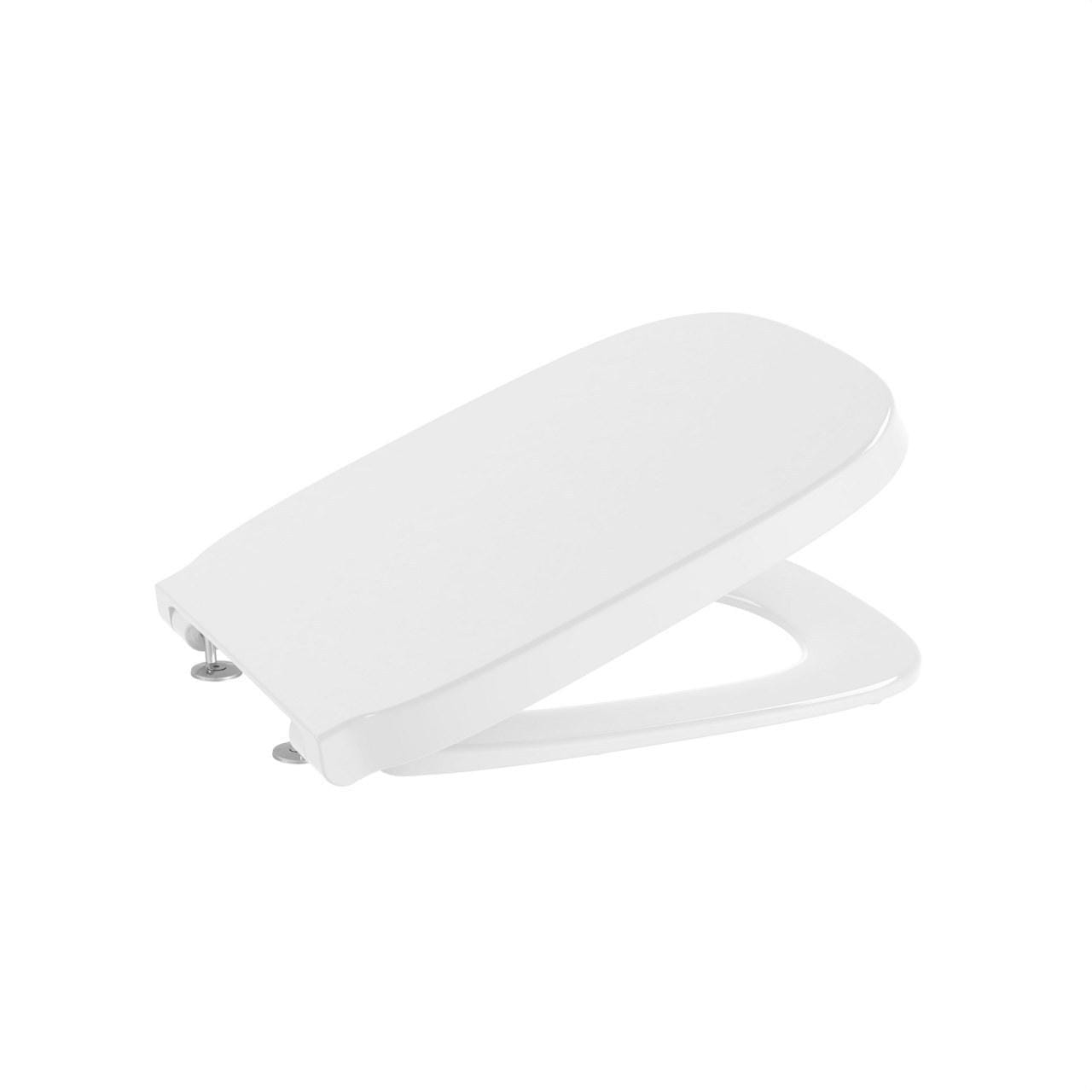 ROCA - Asiento y tapa de Supralit® DEBBA Square de caída libre