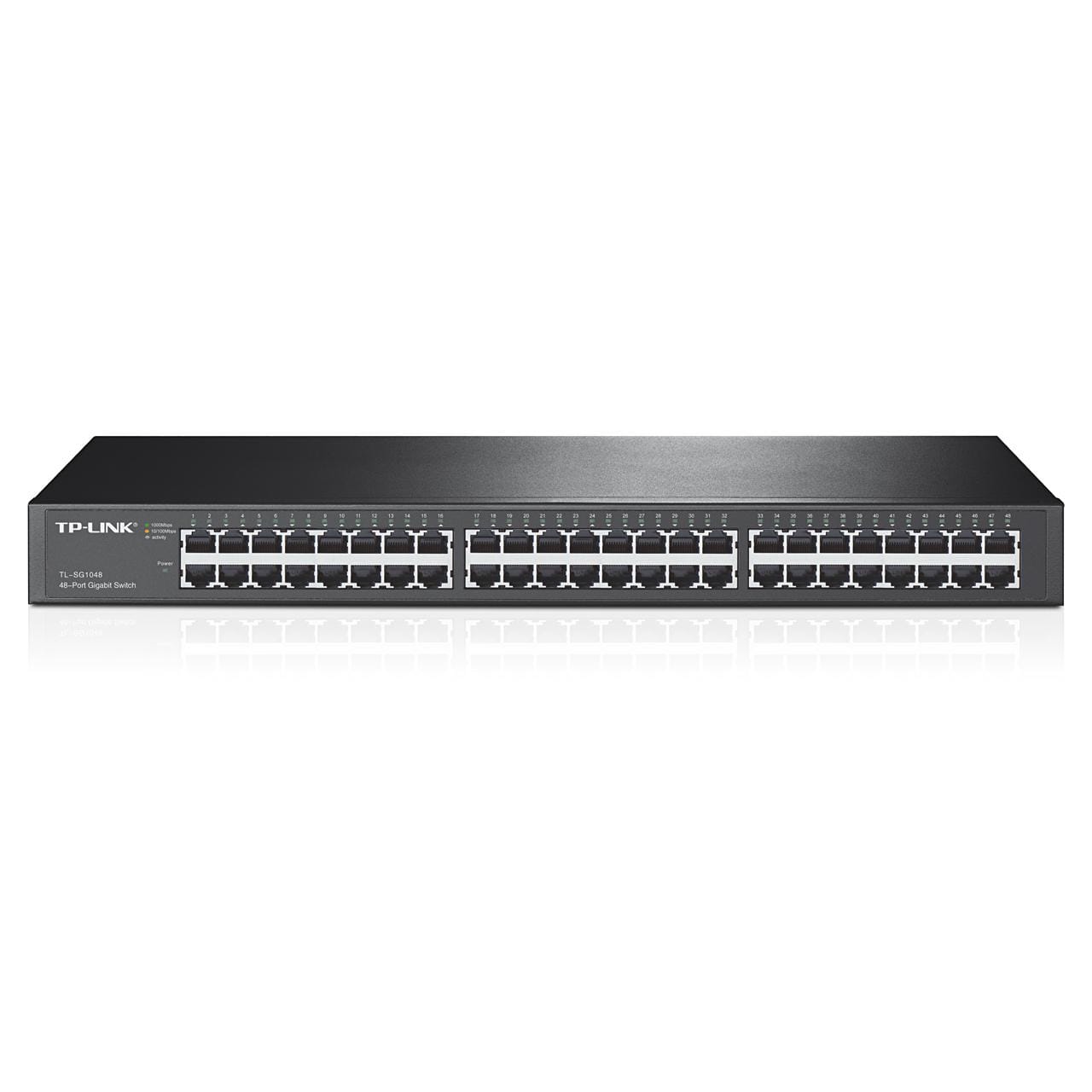 TP-LINK - SWITCH 48 PUERTOS 10/100/1000 FORMATO 19"