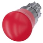 SIEMENS - Pulsador seta "PARADA DE EMERGENCIA" redondo rojo 40mm giro