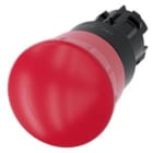 SIEMENS - PULSADOR DE SETA PARO EMERG., 22MM, REDONDO, PLAST