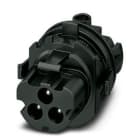 PHOENIX CONTACT - Inserto de contactos PRC 3-HEAD-MS6-2 690V AC 35A negro