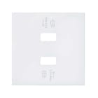 SIMON - Tapa cargador USB SIMON 100 con 2 bocas carga rápida blanco mate