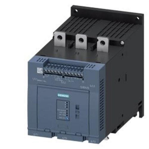 SIEMENS - Arrancador suave SIRIUS 200/480V 250A 110/250V AC borne de tornillo salida analógica
