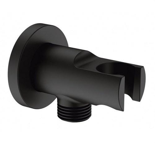 GENEBRE - SOPORTE DE DUCHA CILINDRICO CON TOMA ½" OSLO BLACK