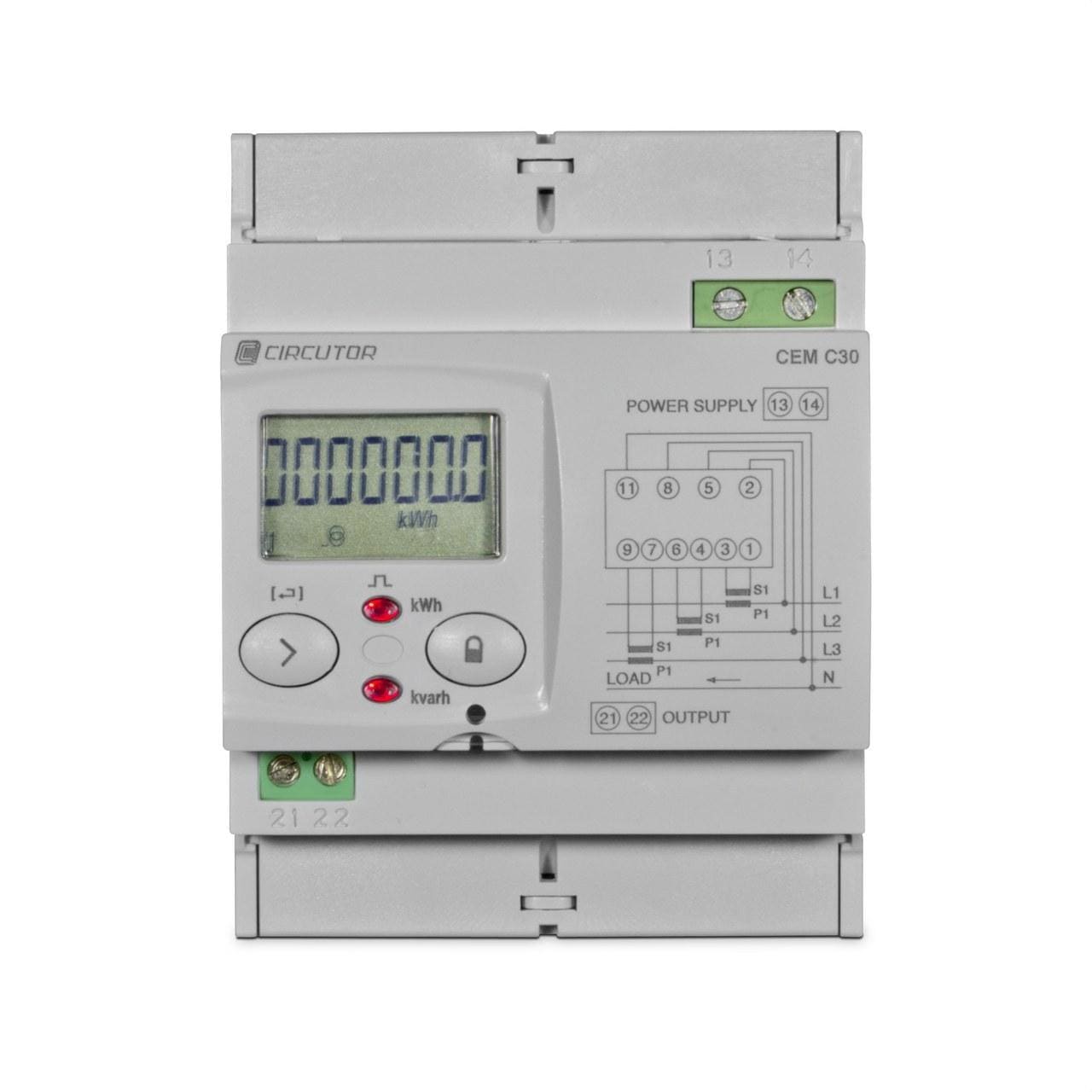 CIRCUTOR - CEM-C31-T1, CONTADOR DE ENERGÍA TRIFÁSICO INDIRECTO