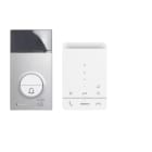 BTICINO - Kit audio 1 vivienda 2 hilos, placa LÍNEA 3000 y teléfono manos libres Classe 100