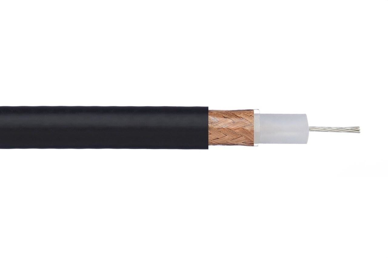 GESCABLE - Cable coaxial RG-11 MIL-C-17 F libre de halógenos (Rollo 100m) (Eca)