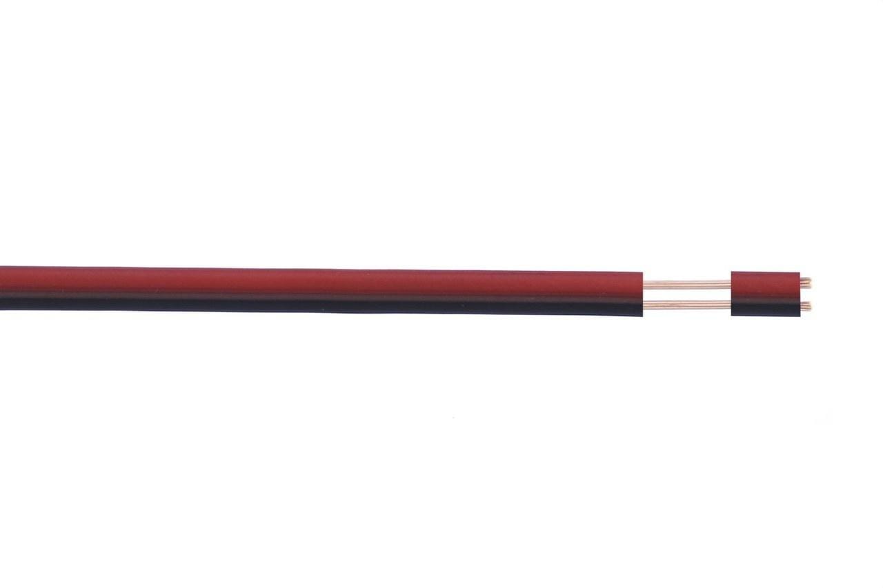 GESCABLE - Cable paralelo altavoz 2x0,7mm² rojo negro (Rollo 100m) (Eca)