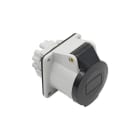 ILME - Base empotrable recta H 16A 3P + N + TT IP44 6 horas rojo