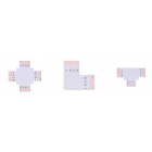 ILUTREK - CONECTOR 4 PINS T TIRAS LED RGB 10MM