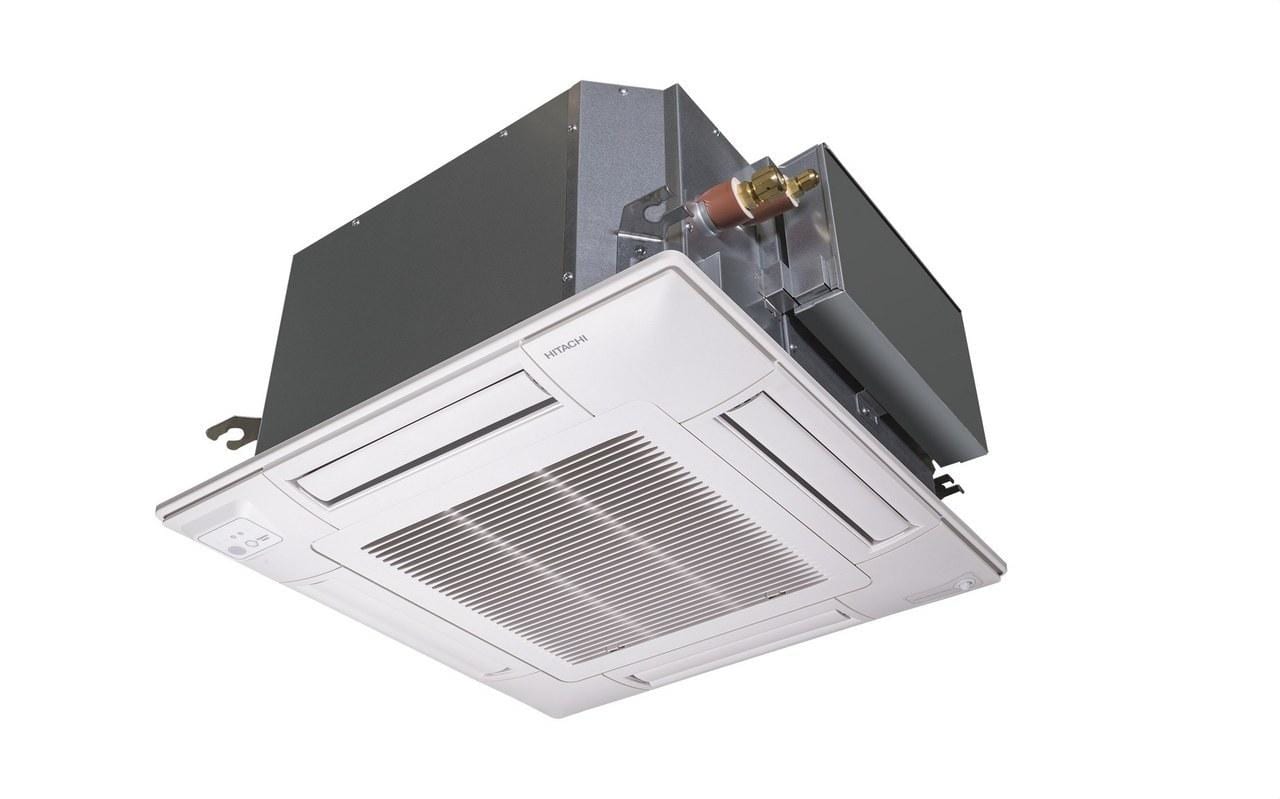 HITACHI - Unidad interior cassette RAI-35RPE 1x1 Light Commercial con panel P-AP56NAMS
