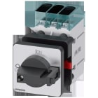 SIEMENS - INTERR.PPAL 3LD3 3 POLOS, IU 16A P/AC CON 400V= 7,5 KW FIJACION FRONTAL FIJACION EN TALADRO UNICO 22