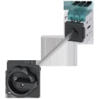 SIEMENS - INTERR.PPAL 3LD3 3 POLOS, IU 40A P/AC CON 400V= 15,0 KW FIJACION EN BASE CON TALADRO ÚNICO CENTRAL 2