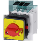 SIEMENS - INT.PRINC.3 P,IU 63A,1NA+1NC,MTA.RJ/AM.48x48mm,400V 22kW,FIJ.FT.FIJ.TDRO.ÚNICO