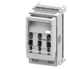 SIEMENS - Portafusibles clase J 100A 600V 3 polos para embarrados de 60mm