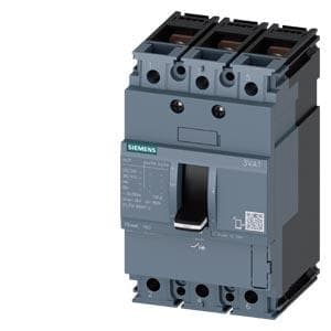 SIEMENS - Interruptor automático IEC, 4A, 3 polos, 70kA, TM110M, FM, conexión plana con tornillo