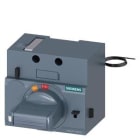 SIEMENS - Accionamiento giratorio frontal estándar IP30 NEMA 1, para 3VA5 125, con enclavamiento de puerta, kit de iluminación 24V DC