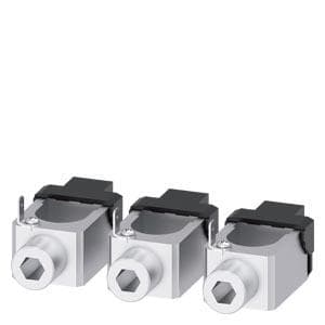 SIEMENS - Borne para conductor redondo para 3VA6 150/250 con toma alimentación conductor auxiliar (3u)