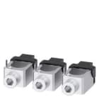SIEMENS - Borne para conductor redondo para 3VA6 150/250 con toma alimentación conductor auxiliar (3u)