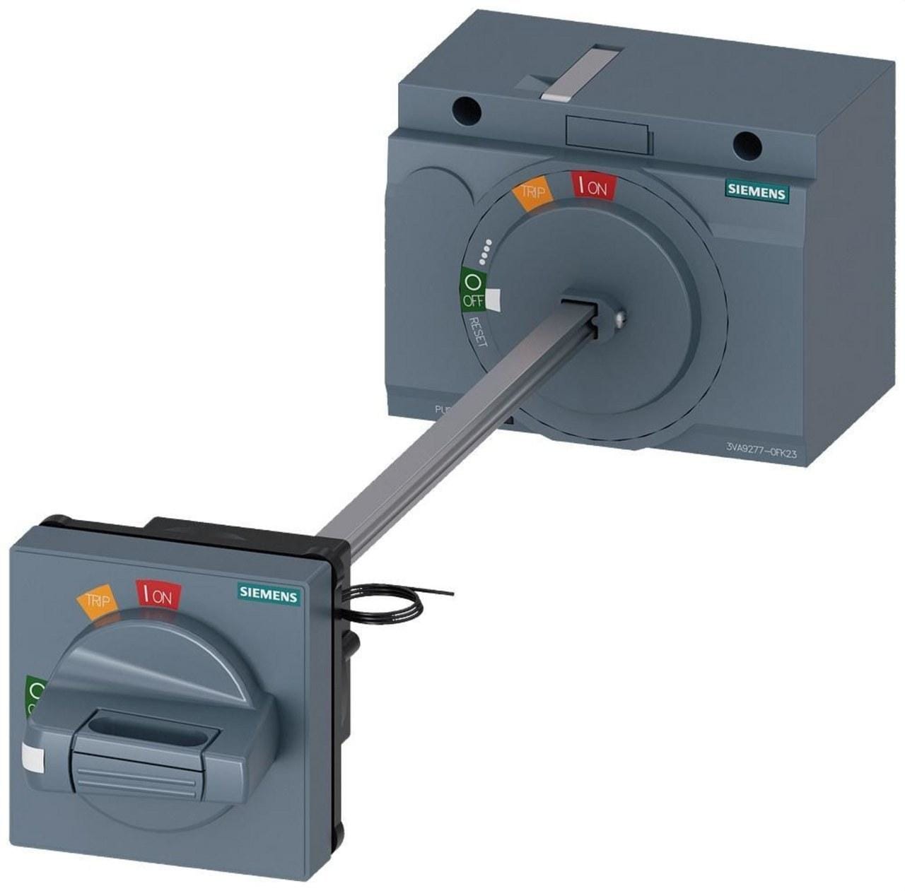 SIEMENS - Accionamiento giratorio puerta estándar IEC IP65 con enclavamiento de puerta kit de iluminación 24V DC para 3VA6 150/250 y 3VA5 250