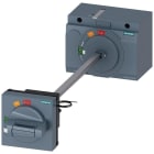 SIEMENS - Accionamiento giratorio puerta estándar IEC IP65 con enclavamiento de puerta kit de iluminación 24V DC para 3VA6 150/250 y 3VA5 250