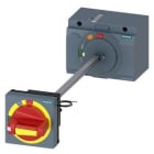 SIEMENS - Accionamiento giratorio puerta paro de emergencia IEC IP65 con enclavamiento de puerta kit de iluminación 24V DC