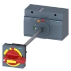 SIEMENS - Accionamiento giratorio puerta paro de emergencia IEC IP65 con enclavamiento de puerta para 3VA6 400/600