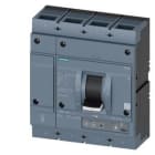 SIEMENS - Interruptor automático IEC, 800A, 4 polos, 55kA, ETU320, LI, conexiones planas con tornillo