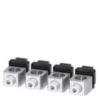 SIEMENS - Borne para conductor redondo Cu para 3VA6 400/600 con toma alimentación conductor auxiliar (4u)
