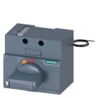 SIEMENS - Accionamiento giratorio frontal estándar IEC IP30/40 para 3VA5 125, con kit de iluminación 24V DC
