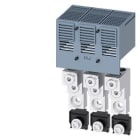 SIEMENS - Borne para conductor redondo Cu 2 cables con toma alimentación conductor auxiliar (3u) para 3VA5/6 400/600