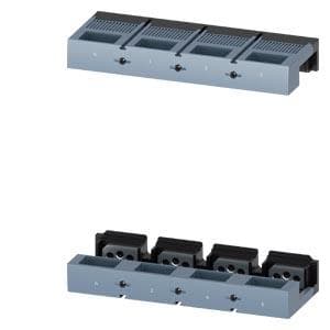 SIEMENS - Conexión plana tornillo placa rosca métrica + tapas (4u) para 3VA1/2 1000