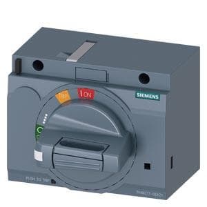 SIEMENS - Accionamiento giratorio frontal estándar con enclavamiento de puerta IEC IP30/40 para 3VA6 150/250 y 3VA5 250