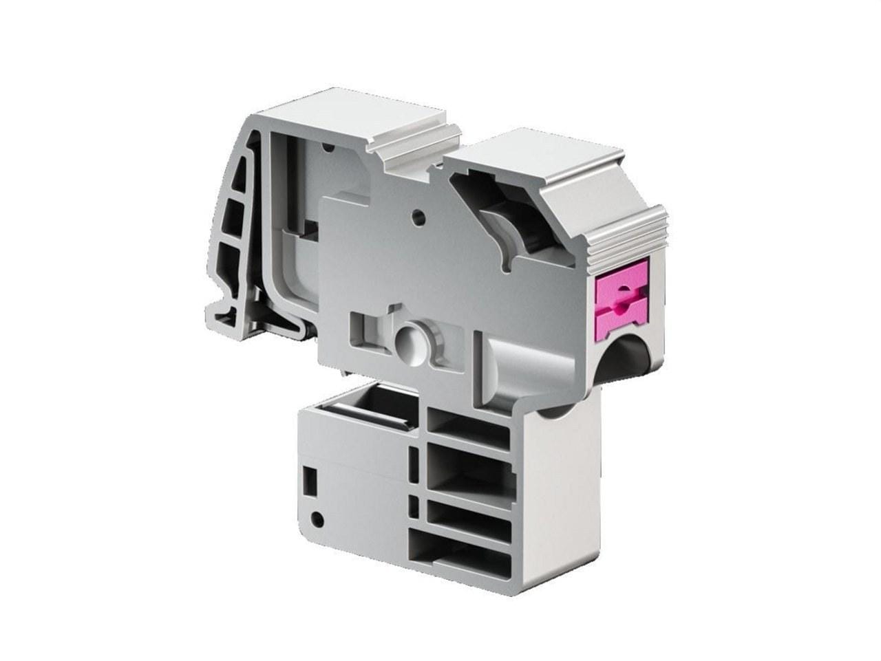 RITTAL - Borne de conexión SV Push-in 13x45x50mm para barra colectoras 5mm RAL 7042 (10P)