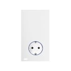 SIMON - Kit base de enchufe SIMON 100 schuko HUB PRO iO blanco mate