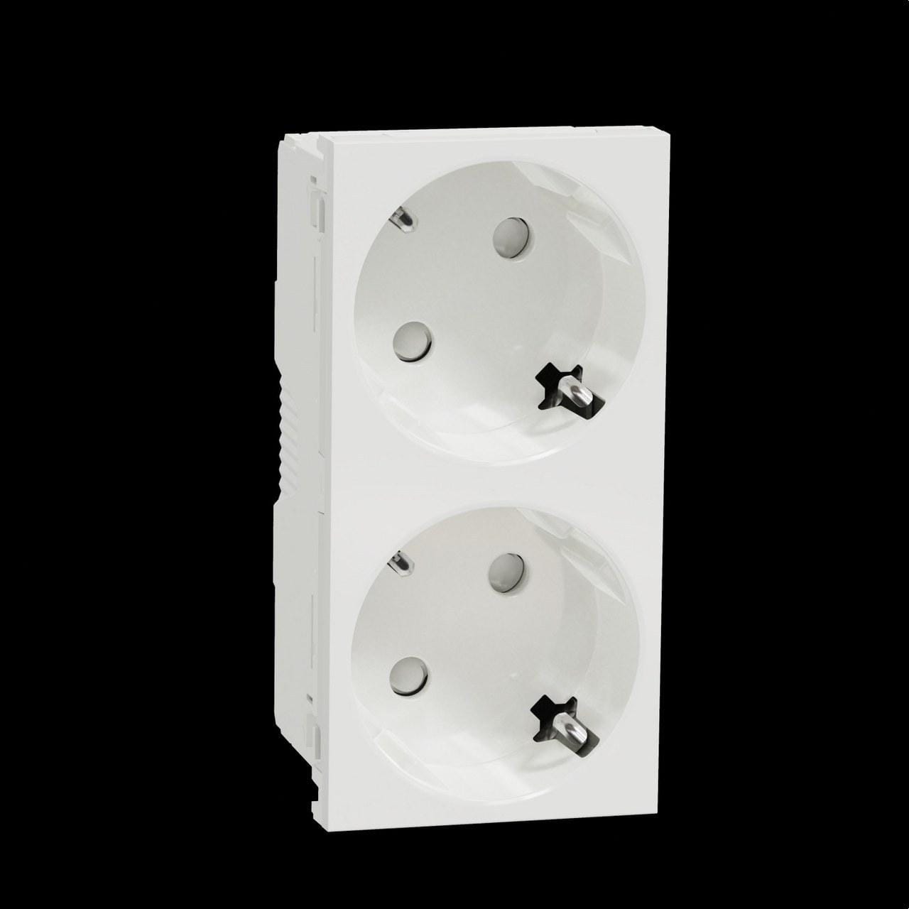Schneider Electric - SCHUKO DOBLE POLAR SIN TORNILLOS