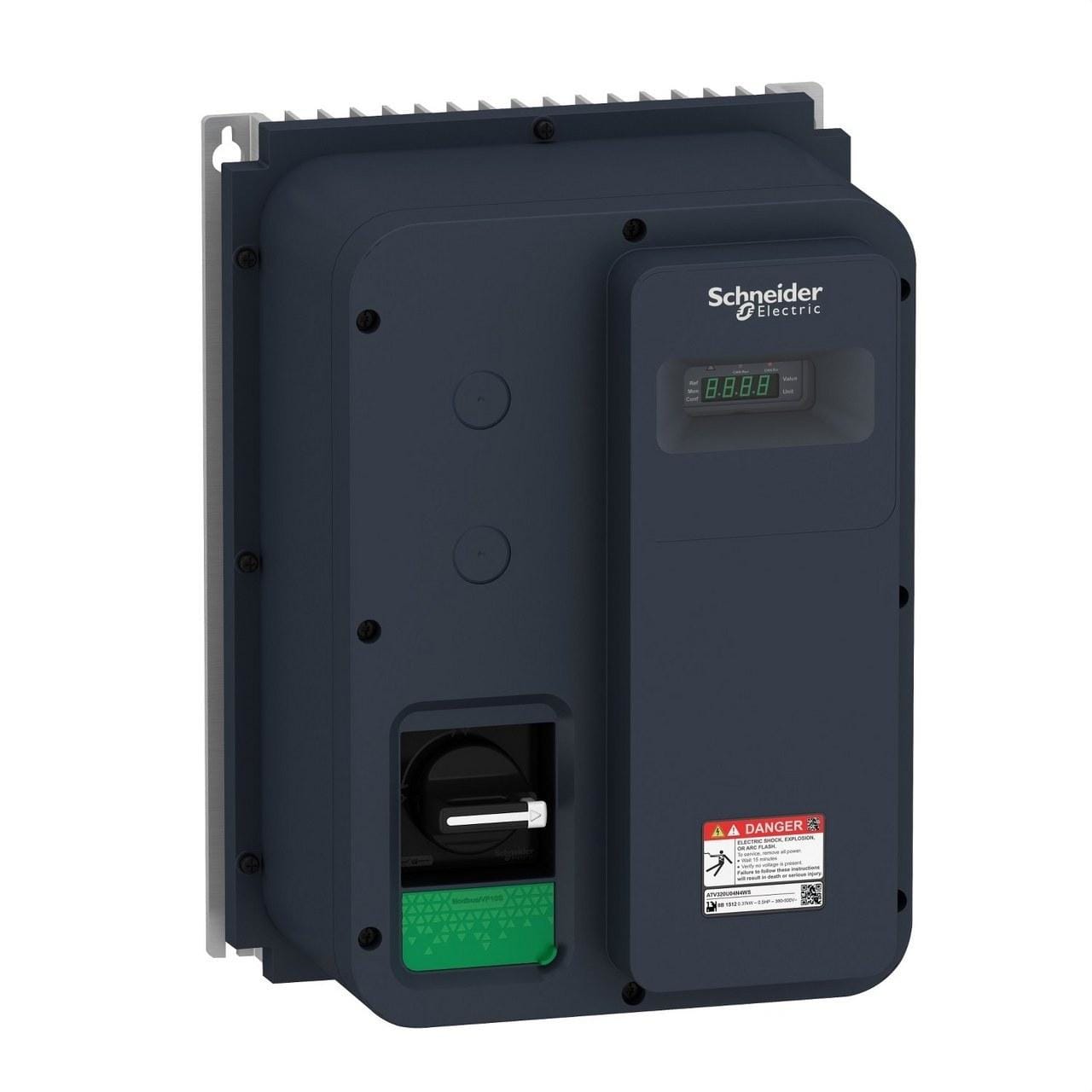 Schneider Electric - Variador de velocidad ATV320C 0,75Kw 400V trifásico compacto IP65