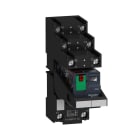 Schneider Electric - Relé rxm con ltb + led y zócalo de terminales separados, 2nanc 10a 24vac