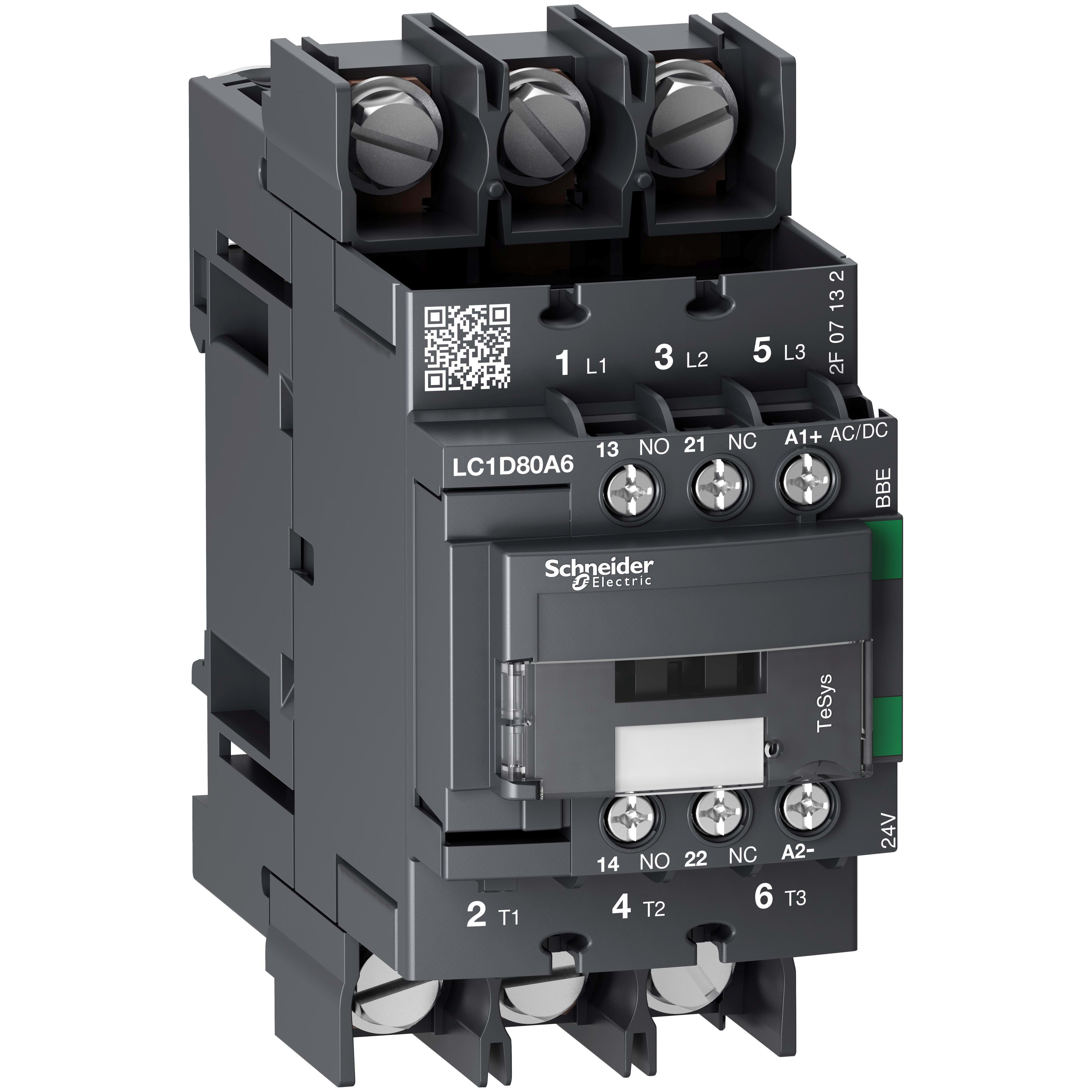 Schneider Electric - Contactor 3P AC3 hasta 440V 80A