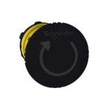 Schneider Electric - Cabeza de parada negro diámetro 40 gatillo diámetro 22 pestillo giran para soltar