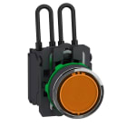 Schneider Electric - Piloto Push to Test, Harmony XB5, LED universal, naranja, plástico, 22mm, 110...120V