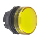 Schneider Electric - Cabeza piloto luminoso LED con lente plana amarillo