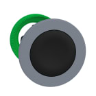 Schneider Electric - Cabeza pulsador XB5 montaje enrasado negro pulsación doble gris