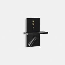 LEDS-C4 - Aplique ELAMP LED 2,2W 2700K negro oro