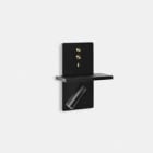 LEDS-C4 - Aplique ELAMP LED 2,2W 2700K negro oro