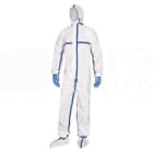 DELTA PLUS - Buzo integral con capucha con costuras selladas talla M blanco