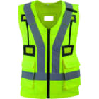 DELTA PLUS - Chaleco de alta visibilidad de poliéster / algodón talla única amarillo fluo